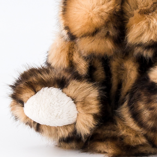 Zoom patte de chat en peluche, La Pelucherie