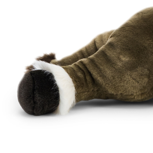 Photo détails peluche Ane Gaston, peluche très douce, La Pelucherie