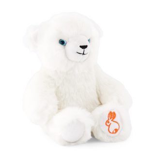 ours peluche blanc pour enfant La Pelucherie