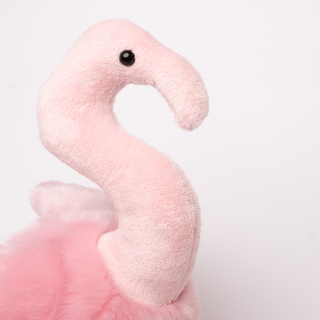 Peluche flamant rose très réaliste