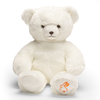 Peluche ours blanc, La Pelucherie, vue de face