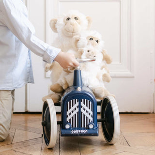 famille de peluche singe de la pelucherie