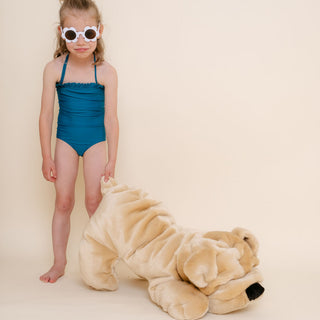 Chien peluche La Pelucherie, jouet pour enfant fabrication artisanale