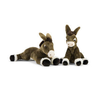 Petite et moyenne peluche Ane Gaston, La Pelucherie