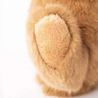 Zoom sur une patte toute douce, animal en peluche chien, garantie à vie, boutique France, La Pelucherie