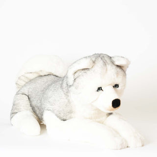 Peluche géant chien husky