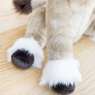 Photo des détails pattes peluche Ane Gaston, La Pelucherie