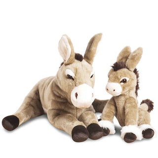 Petite et moyenne peluche Ane Gaston, La Pelucherie