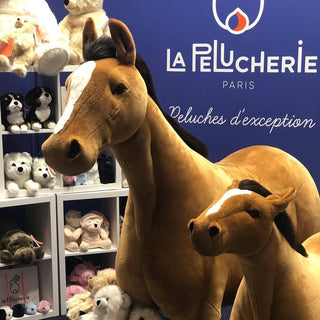 Ma peluche Cheval géant et son Poulain