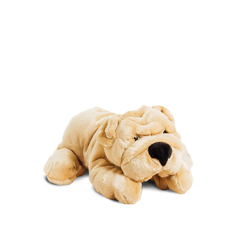 Peluche Chien Hector, vu de profil, La Pelucherie