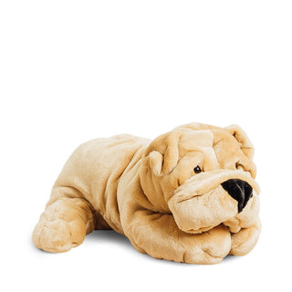 Chien en peluche, cousu main, marque française, La Pelucherie