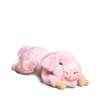 Peluche de cochon, vue de profil, garantie à vie, made in Italy, La Pelucherie
