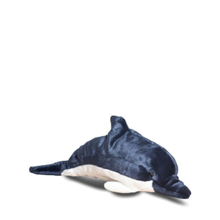 Dauphin bleu roi, peluche animal, réaliste, conçu en France, La Pelucherie
