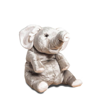 Eléphant en peluche, gris, taille moyen, jouet en peluche , savoir-faire, magasin peluche, La Pelucherie