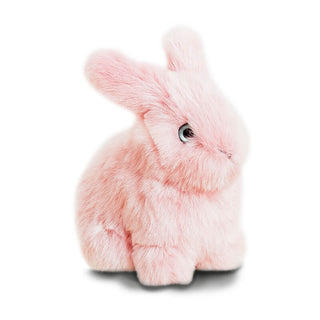 Ma peluche Lapin Léon, vue de profil, La Pelucherie