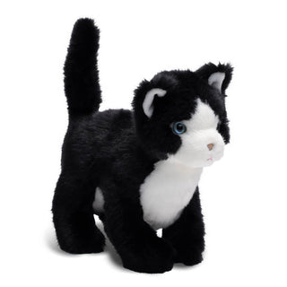 Ma peluche Chat Gustave noir et blanc pour enfant