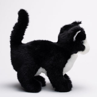 Ma peluche Chat Gustave de coté, La Pelucherie