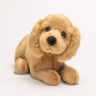 Adorable chien en peluche, doudou pour enfant, garantie à vie, fabriqué en Italie, La Pelucherie