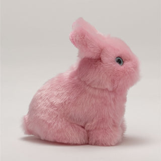 Vue de profil peluche lapin, La Pelucherie