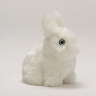 Peluche lapin Léon cousue main, La Pelucherie