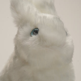 Détails peluche lapin La Pelucherie vue de face