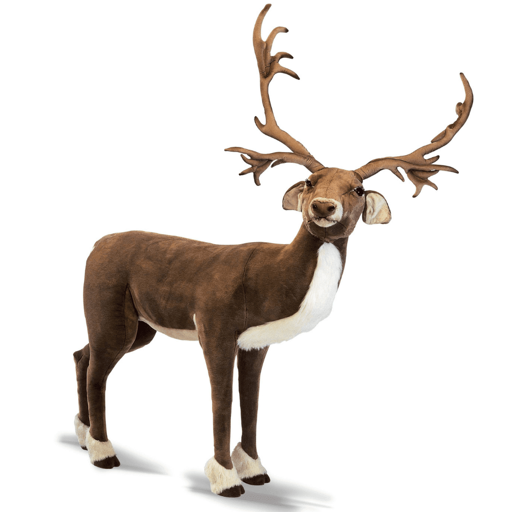 Giant reindeer soft toy High end French brand La Pelucherie