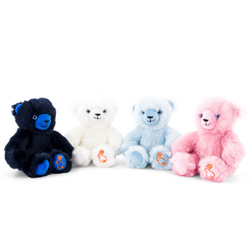 22⚜Ancienne Peluche Doudou Ours Nounours Rose La Pelucherie Champs