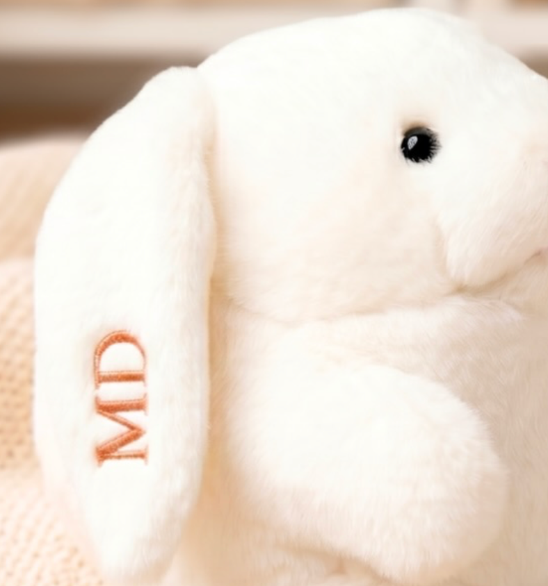 Embroidery on the ear