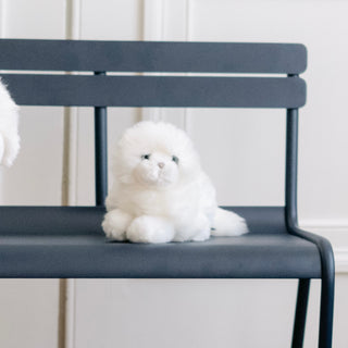 Chat peluche La Pelucherie, jouet pour enfant fabrication artisanale 