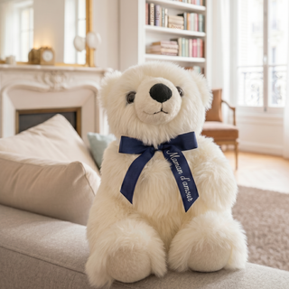 ours jules 20 ruban personnalisable