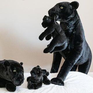 My giant Panther plush and her baby