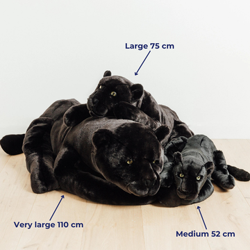 Panthère Noire Anima Peluche Peluche Panthère Marque Française
