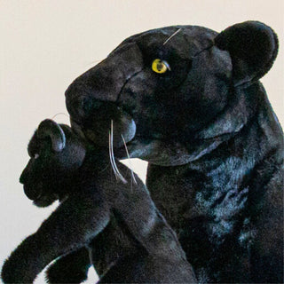 My giant Panther plush and her baby