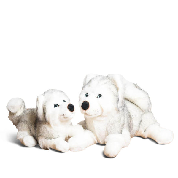 Peluche Husky Marque française haut de gamme La Pelucherie